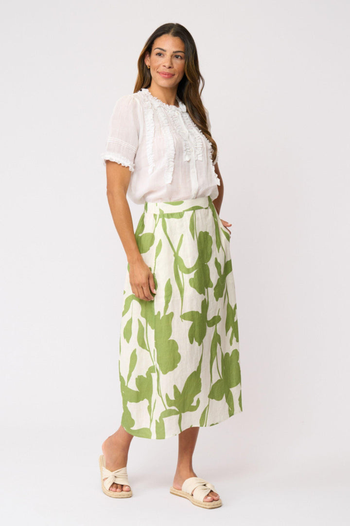 FOIL SKIRT SPEAKS VOLUMES SKIRT - FO8697