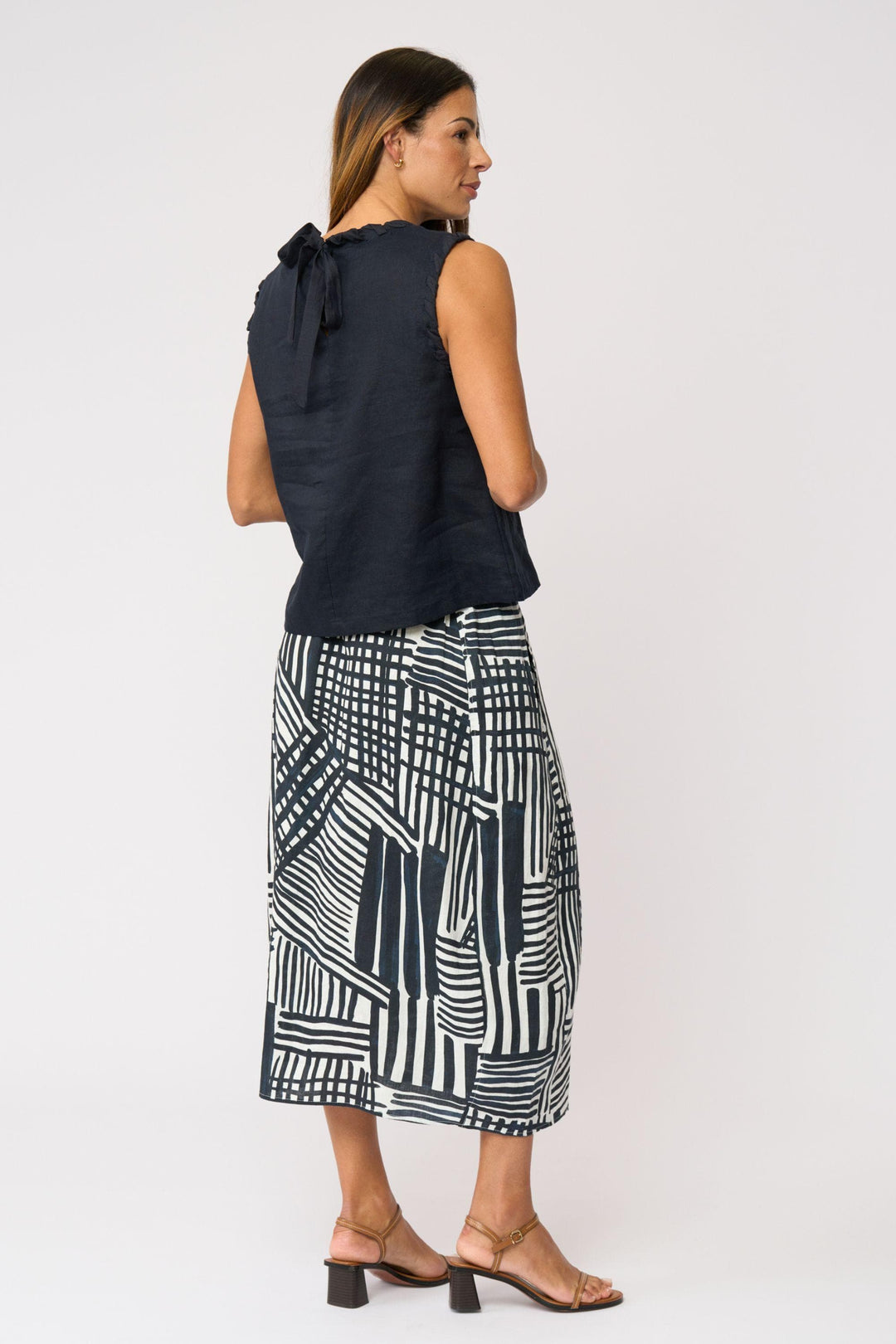 FOIL SKIRT SPEAKS VOLUMES SKIRT - FO8697