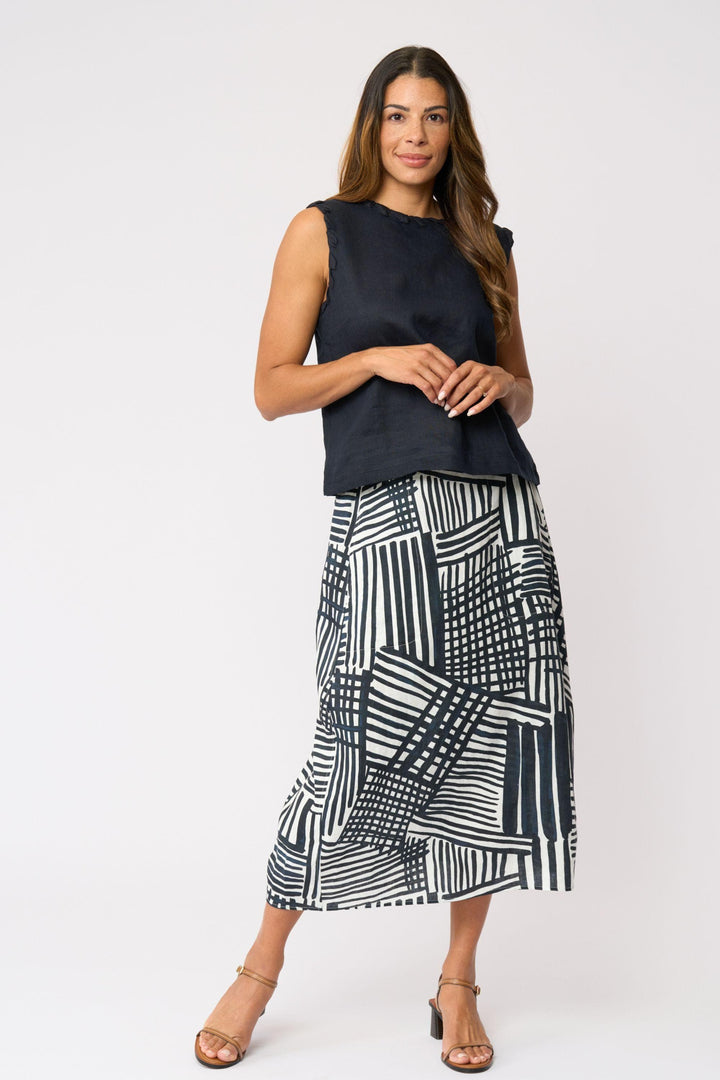 FOIL SKIRT SPEAKS VOLUMES SKIRT - FO8697