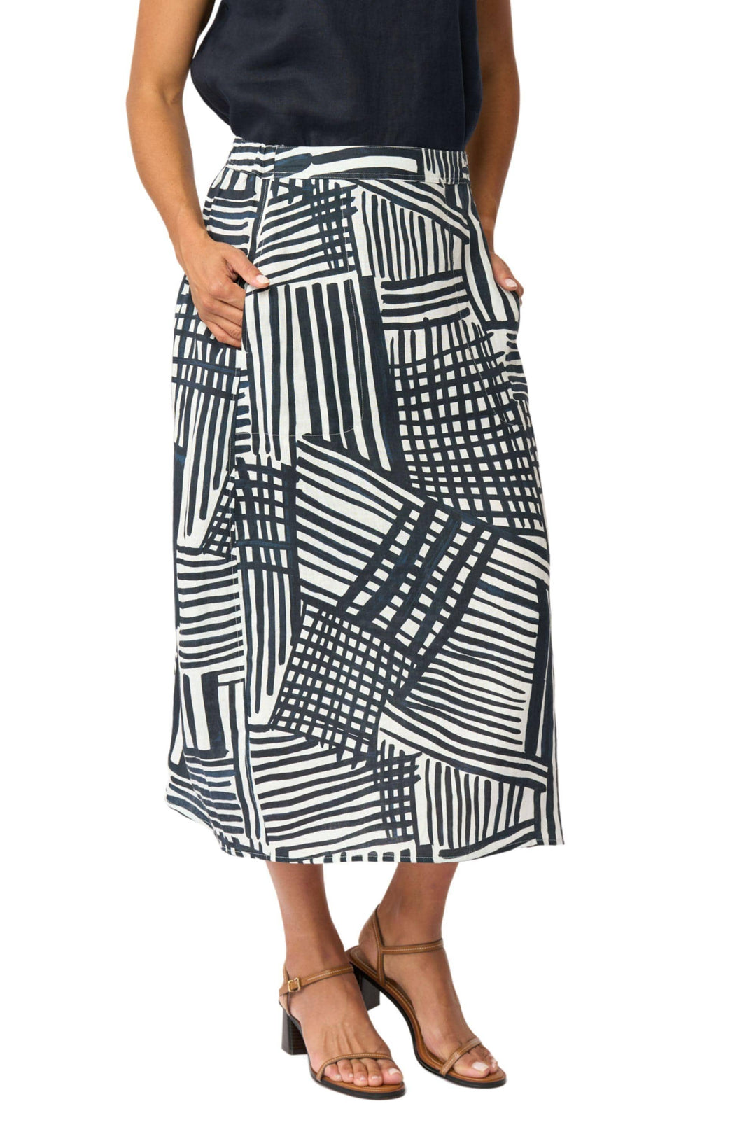 FOIL SKIRT SPEAKS VOLUMES SKIRT - FO8697