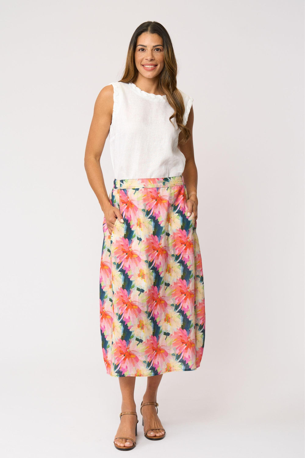 FOIL SKIRT SPEAKS VOLUMES SKIRT - FO8697