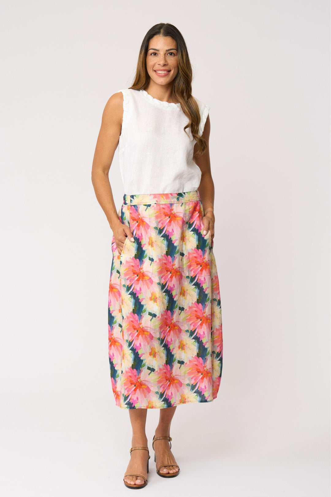 FOIL SKIRT SPEAKS VOLUMES SKIRT - FO8697