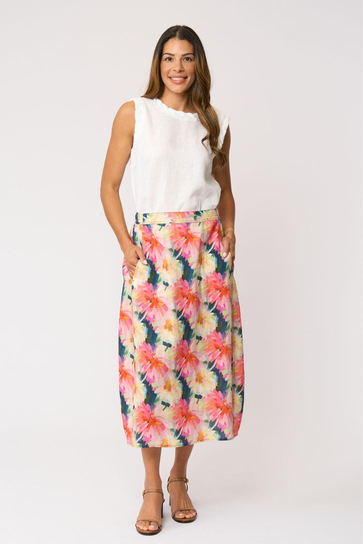 FOIL SKIRT SPEAKS VOLUMES SKIRT - FO8697