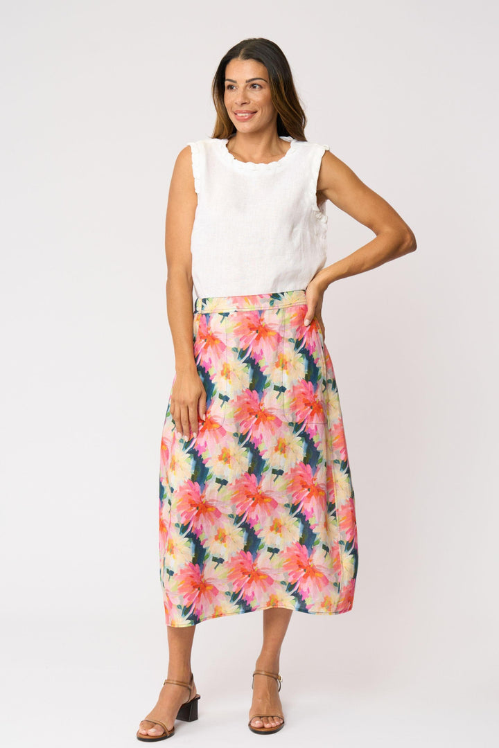 FOIL SKIRT SPEAKS VOLUMES SKIRT - FO8697