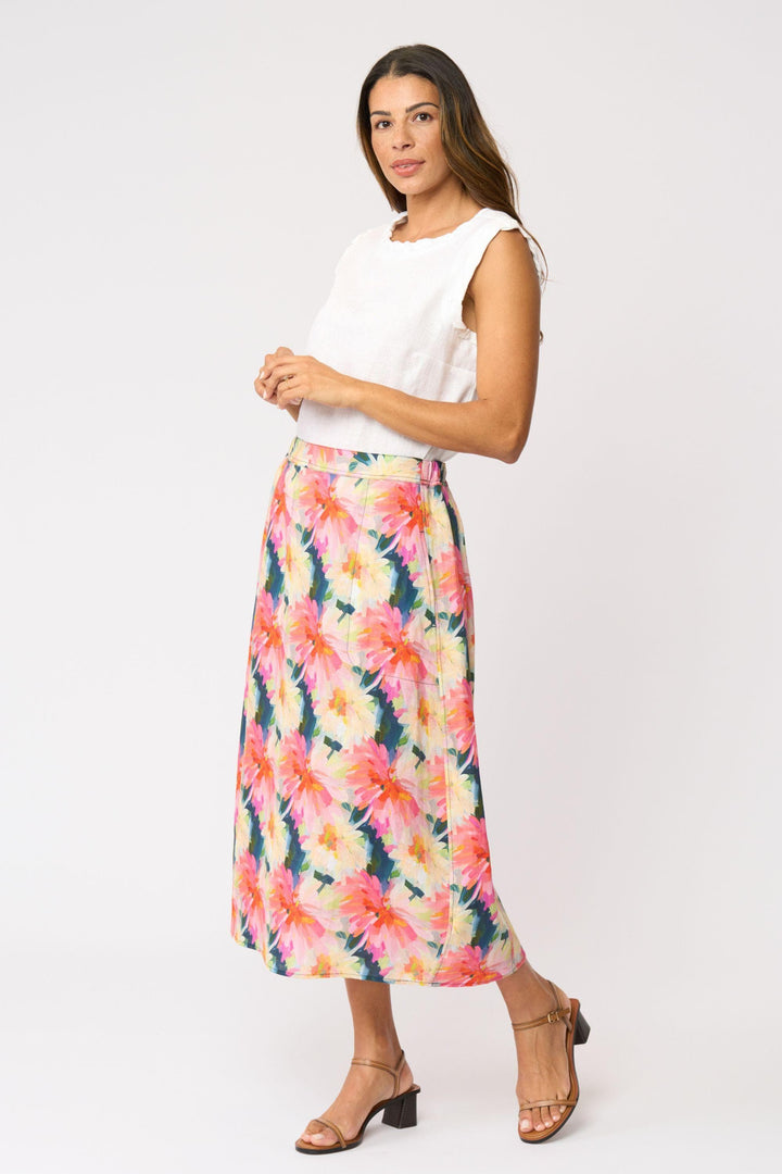 FOIL SKIRT SPEAKS VOLUMES SKIRT - FO8697