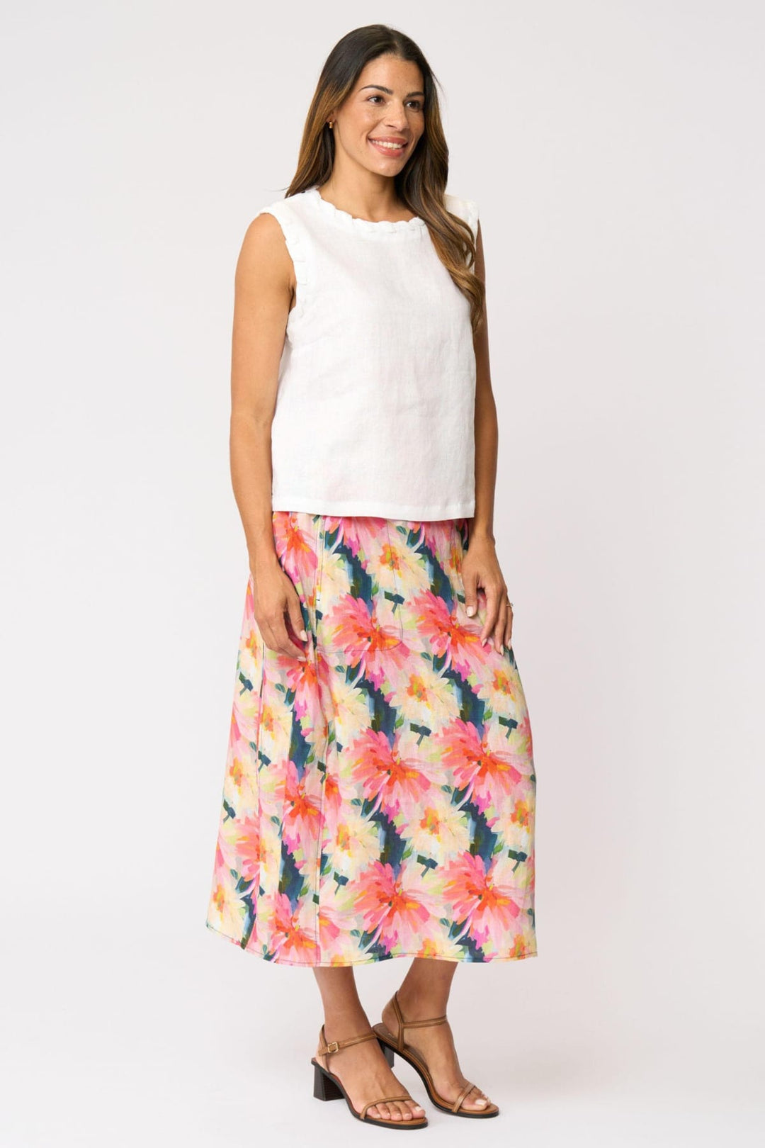 FOIL SKIRT SPEAKS VOLUMES SKIRT - FO8697