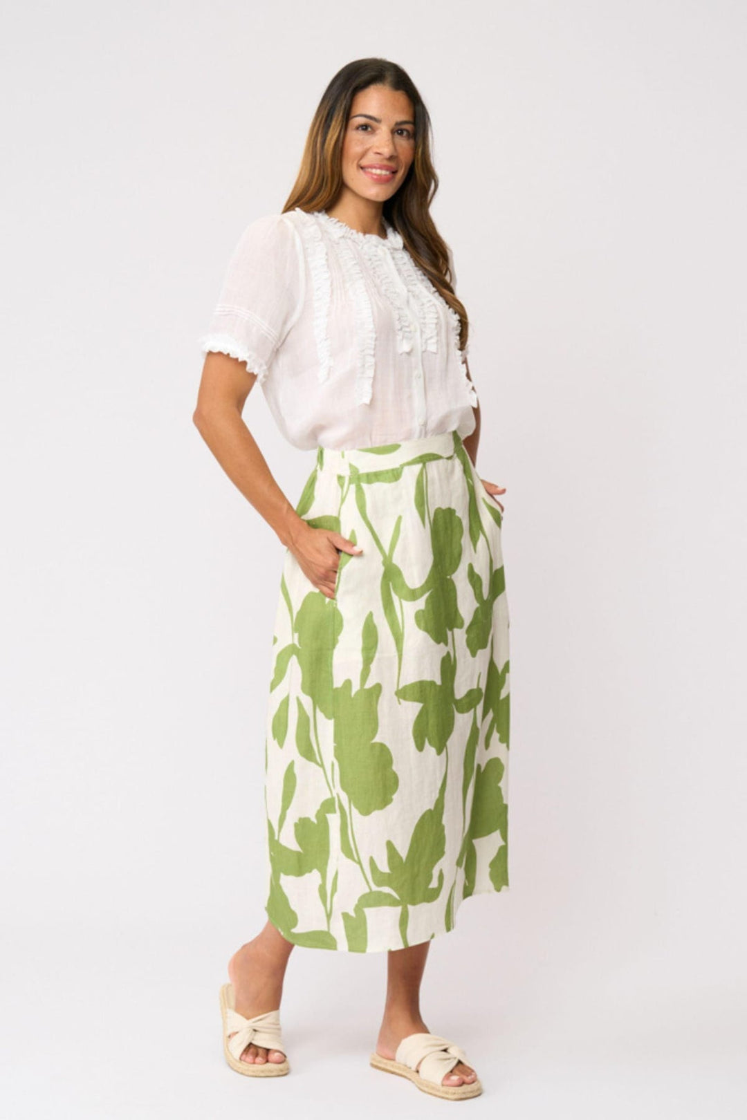 FOIL SKIRT SPEAKS VOLUMES SKIRT - FO8697