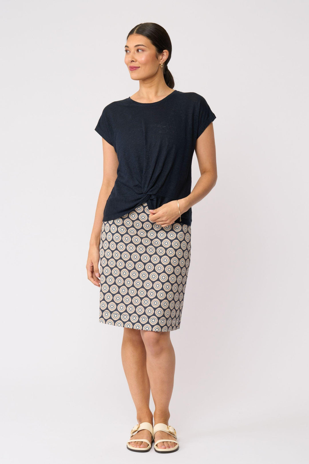 FOIL SKIRT TEE-RIFIC PRINT SKIRT - FO8617P