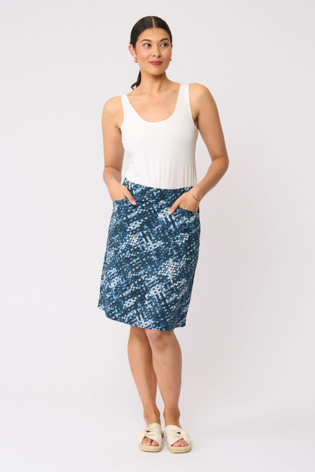FOIL SKIRT TEE-RIFIC PRINT SKIRT - FO8617P