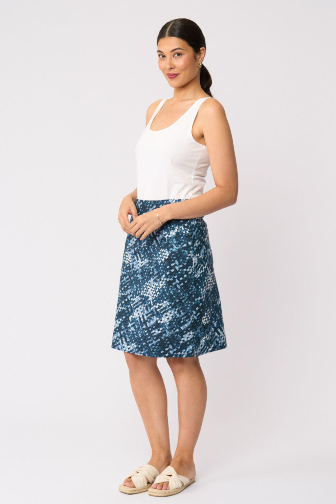 FOIL SKIRT TEE-RIFIC PRINT SKIRT - FO8617P