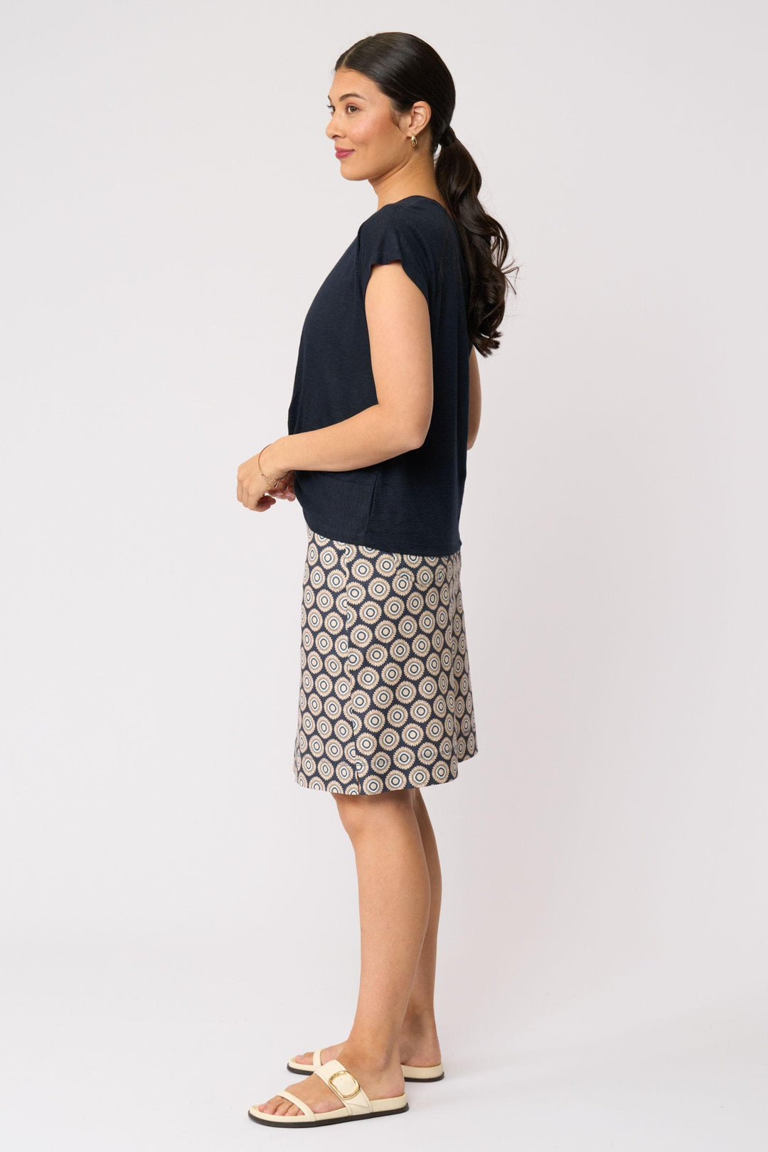 FOIL SKIRT TEE-RIFIC PRINT SKIRT - FO8617P