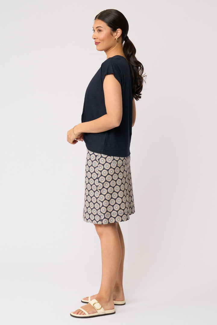 FOIL SKIRT TEE-RIFIC PRINT SKIRT - FO8617P