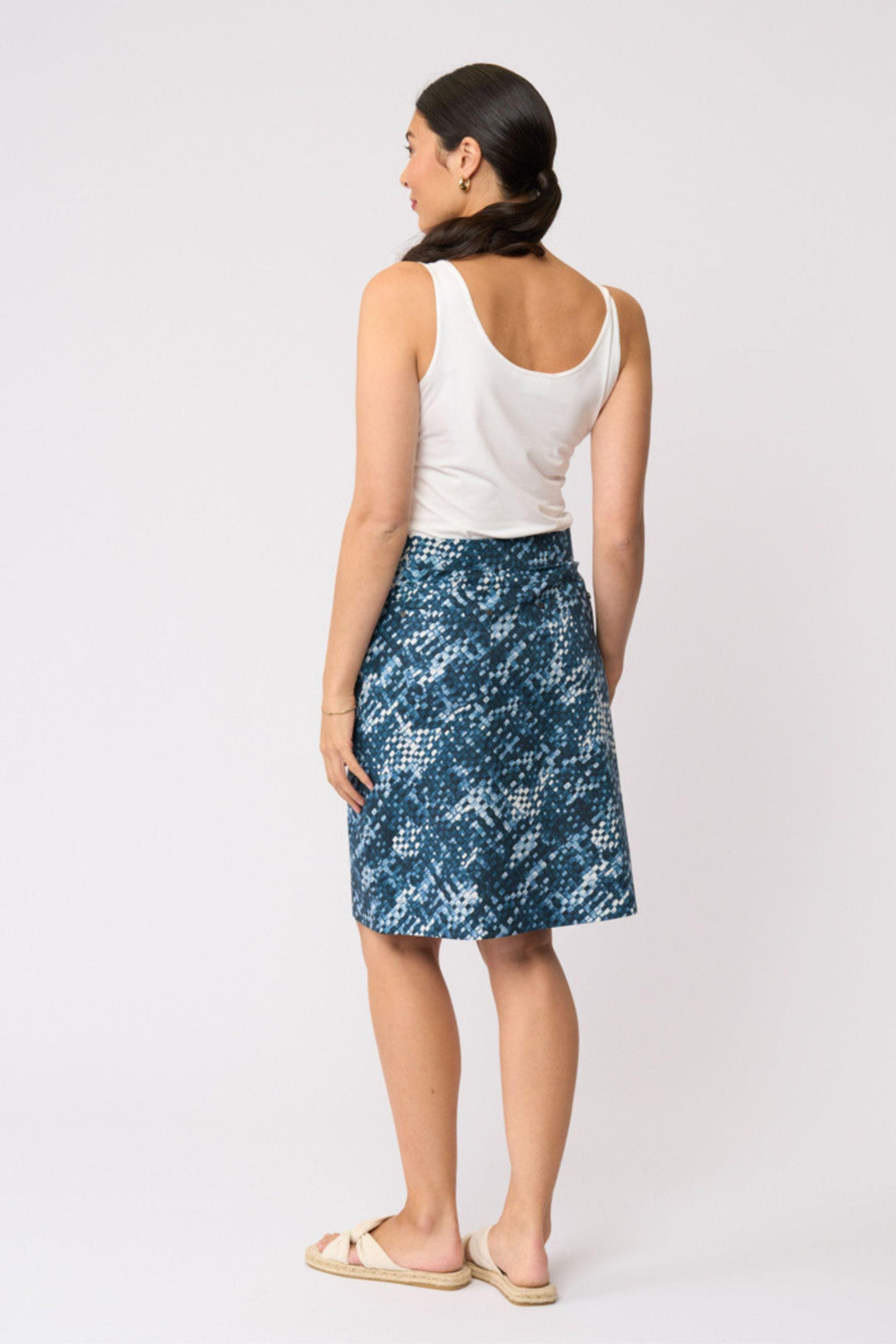 FOIL SKIRT TEE-RIFIC PRINT SKIRT - FO8617P