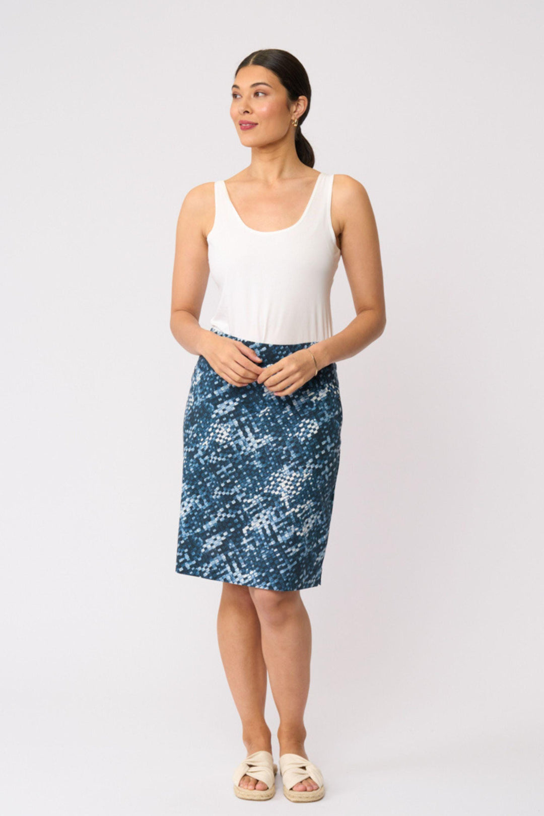 FOIL SKIRT TEE-RIFIC PRINT SKIRT - FO8617P