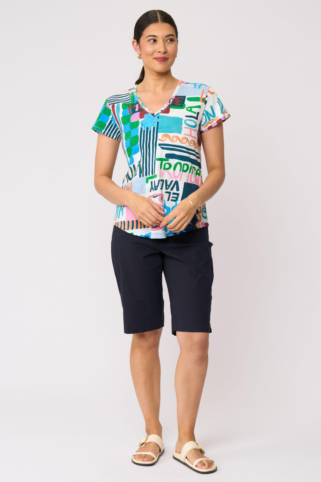 FOIL T-SHIRT EVER SO FINE TEE - FO8709
