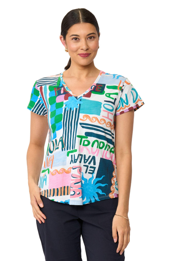 FOIL T-SHIRT EVER SO FINE TEE - FO8709