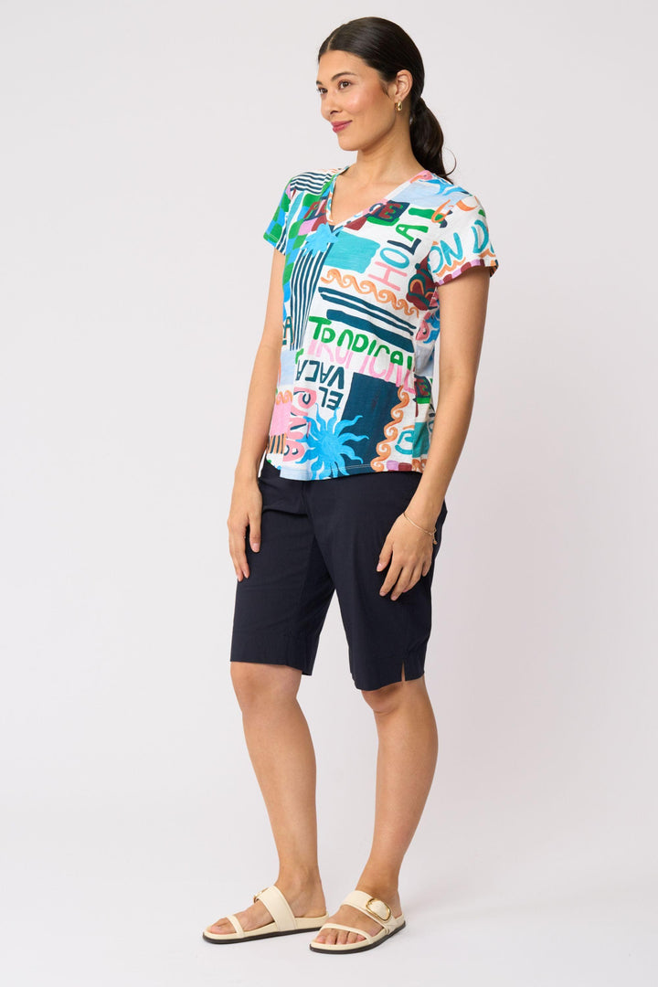 FOIL T-SHIRT EVER SO FINE TEE - FO8709