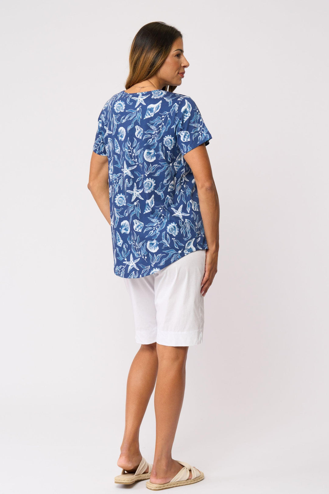FOIL T-SHIRT HERE COMES SUMMER TEE - FO4611
