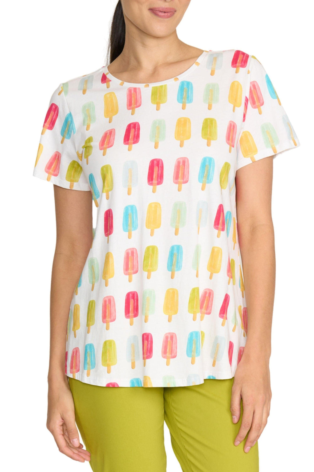 FOIL T-SHIRT XS / WHITE HERE COMES SUMMER TEE - FO4611