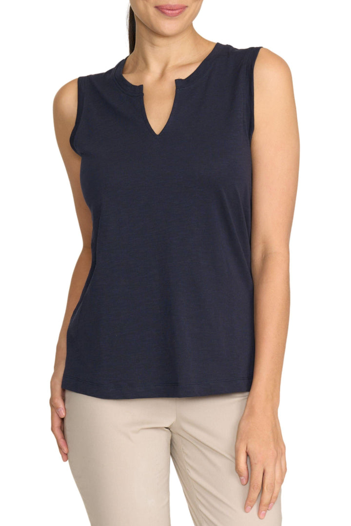 FOIL TANK TOP XS / TRUE-NAVY TANKFUL TANK - FO8175