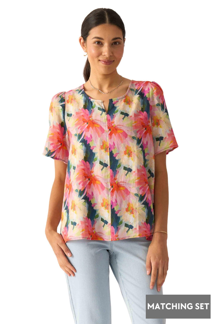 FOIL TOP FLOWER / 8 ENCHANTING TOP - FO8691