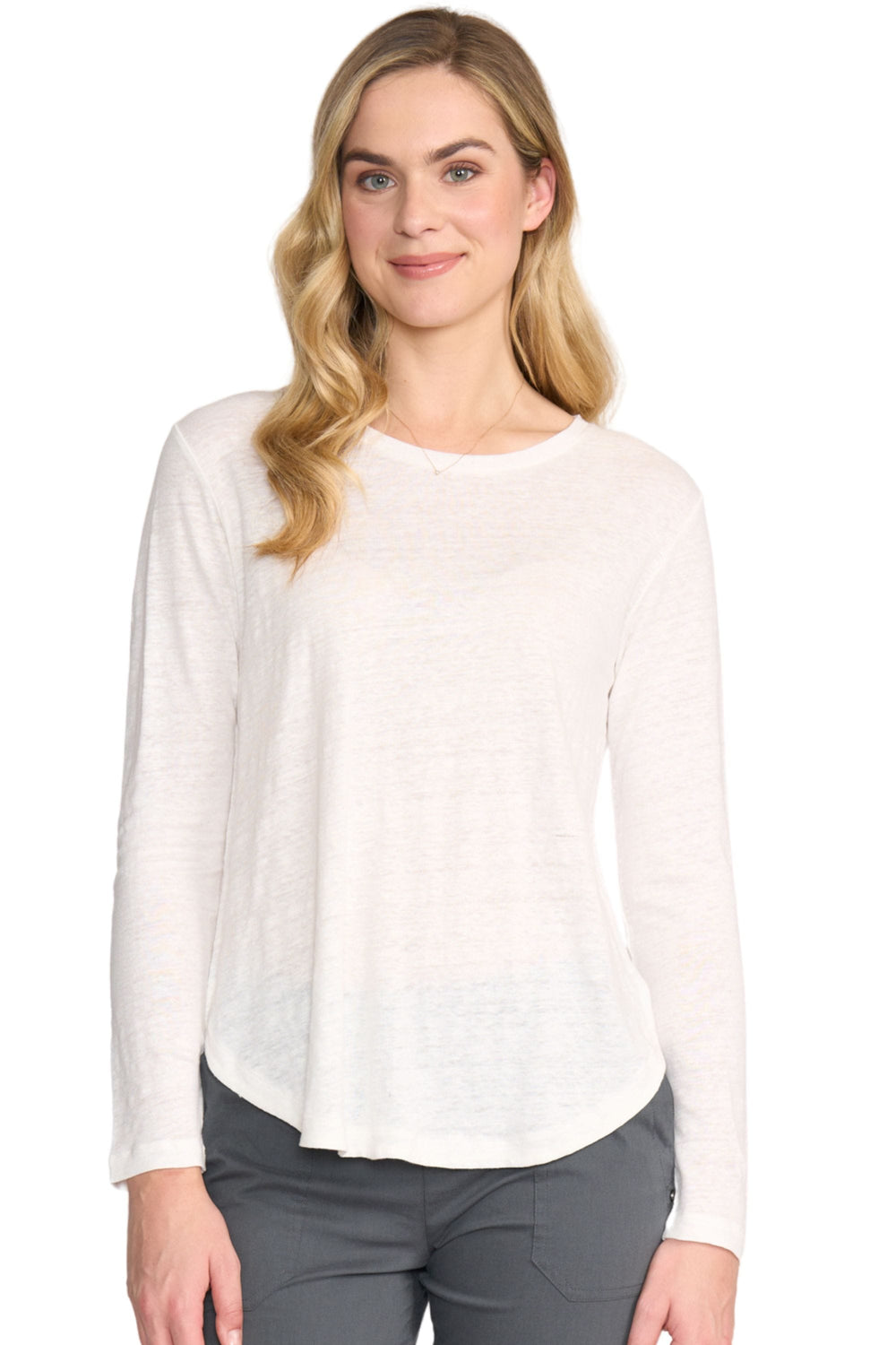 FOIL TOP WINTER-WHITE / XS SCOOP TOP - FO8402