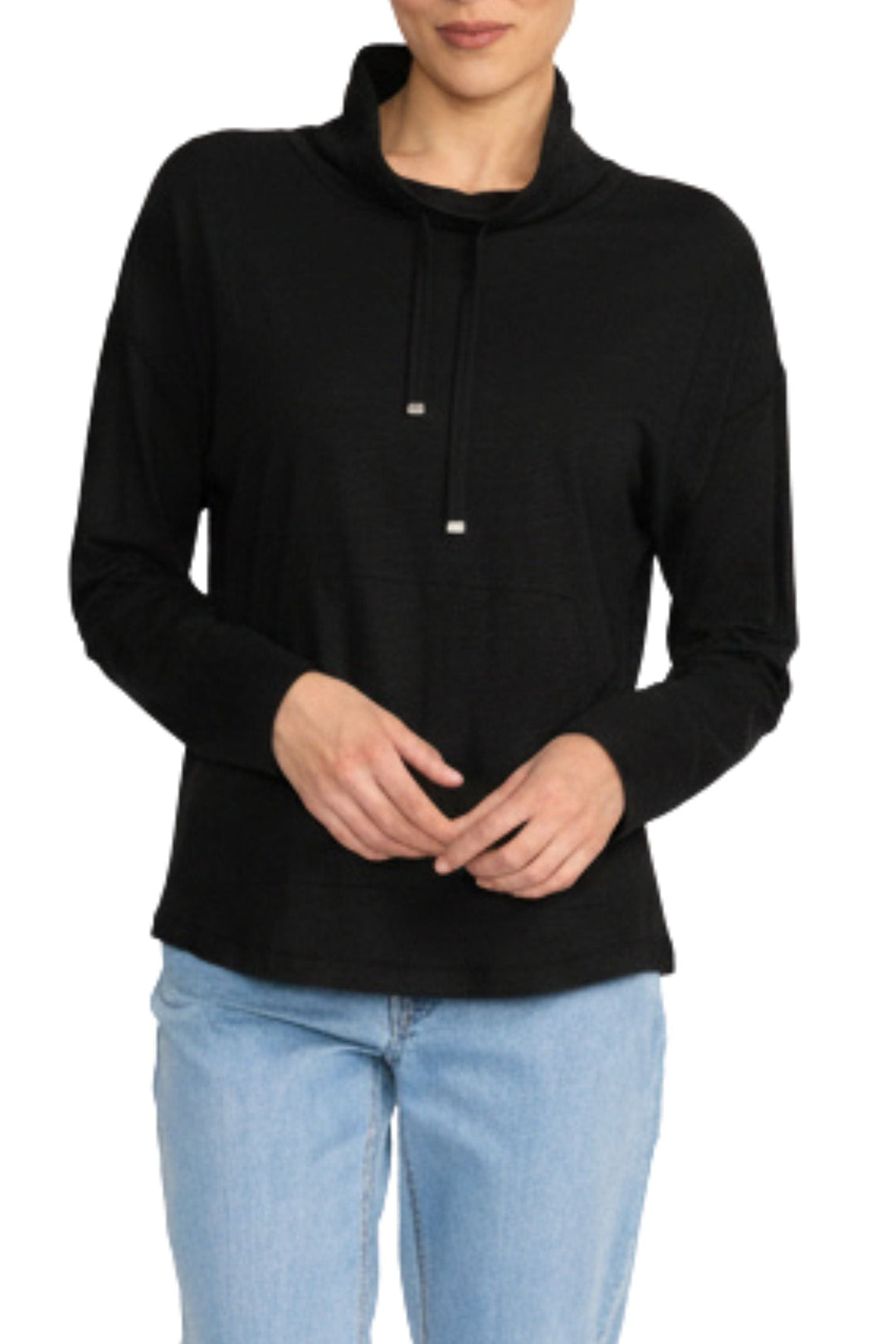 FOIL TOP XS / BLACK POCKET THIS TOP - FO8453