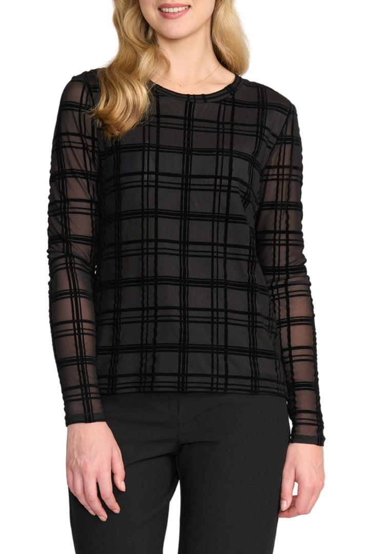 FOIL TOP XS / CHECK FLOCK CREW - FO8150