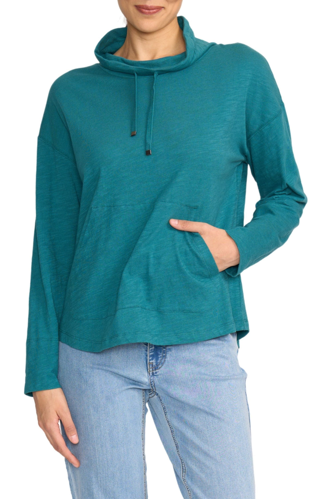FOIL TOP XS / FOREST POCKET THIS TOP - FO8453