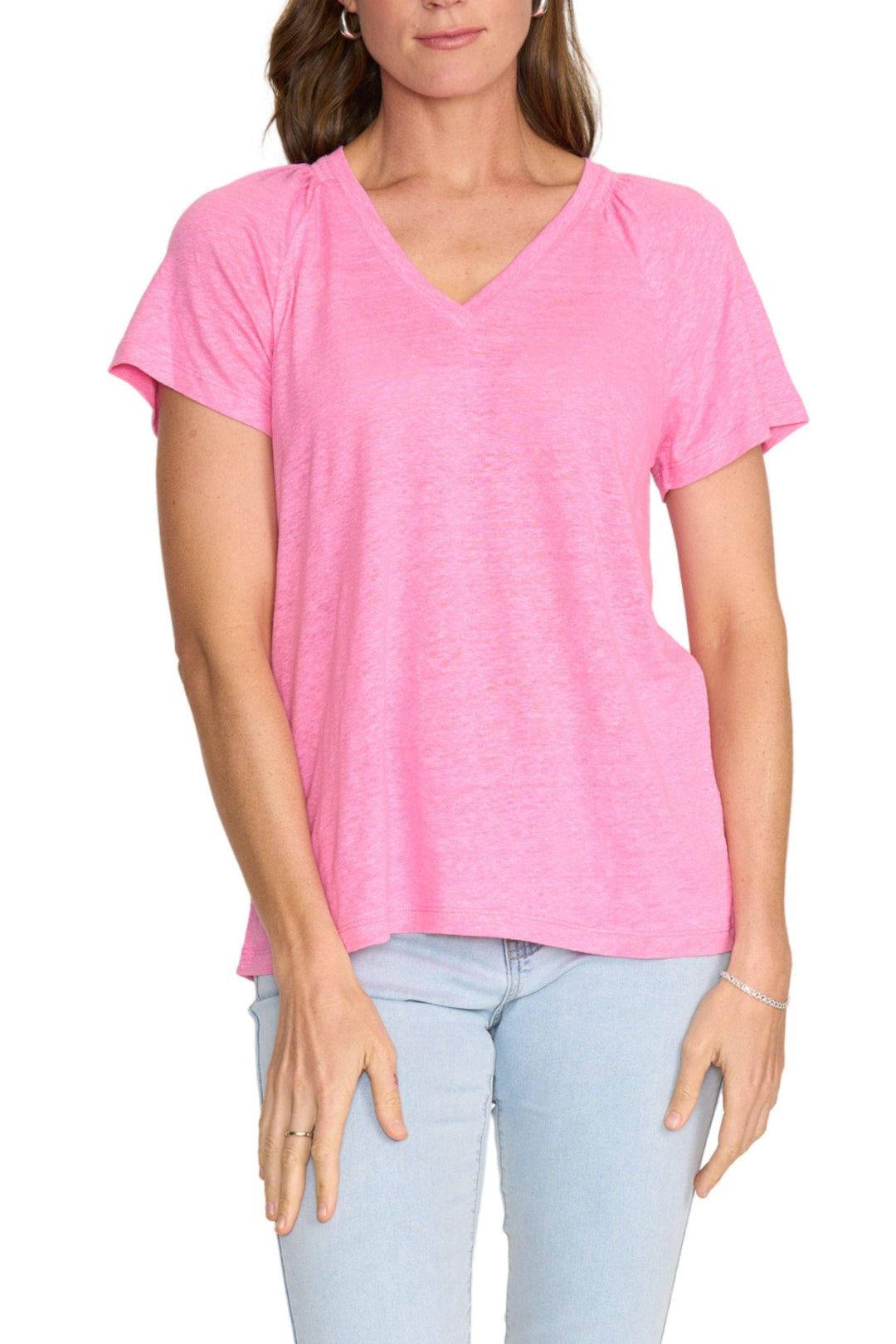 FOIL TOP XS / PINK SEW CUTE TOP - FO8246