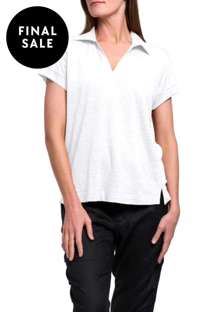 FOIL TOP XS / WHITE FEATURE TOP - FO7825