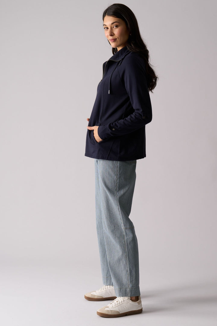 FOIL TRACK TOP SOFT SETTING SWEATER - FO8440