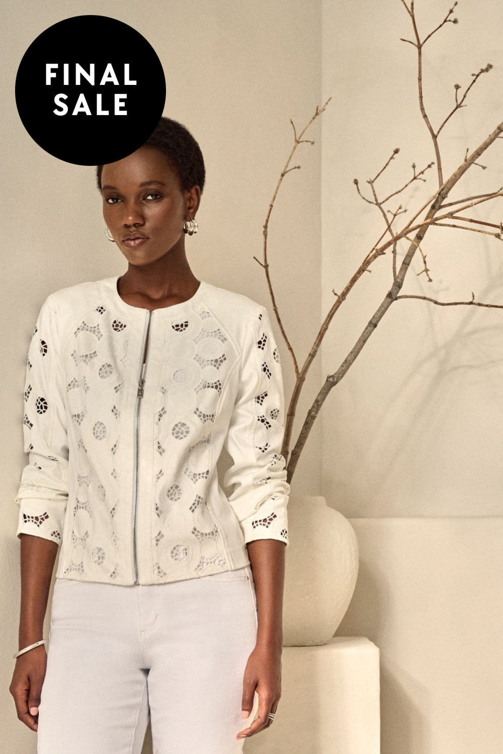 FOILED SUEDE JACKET - 242907JR JACKET