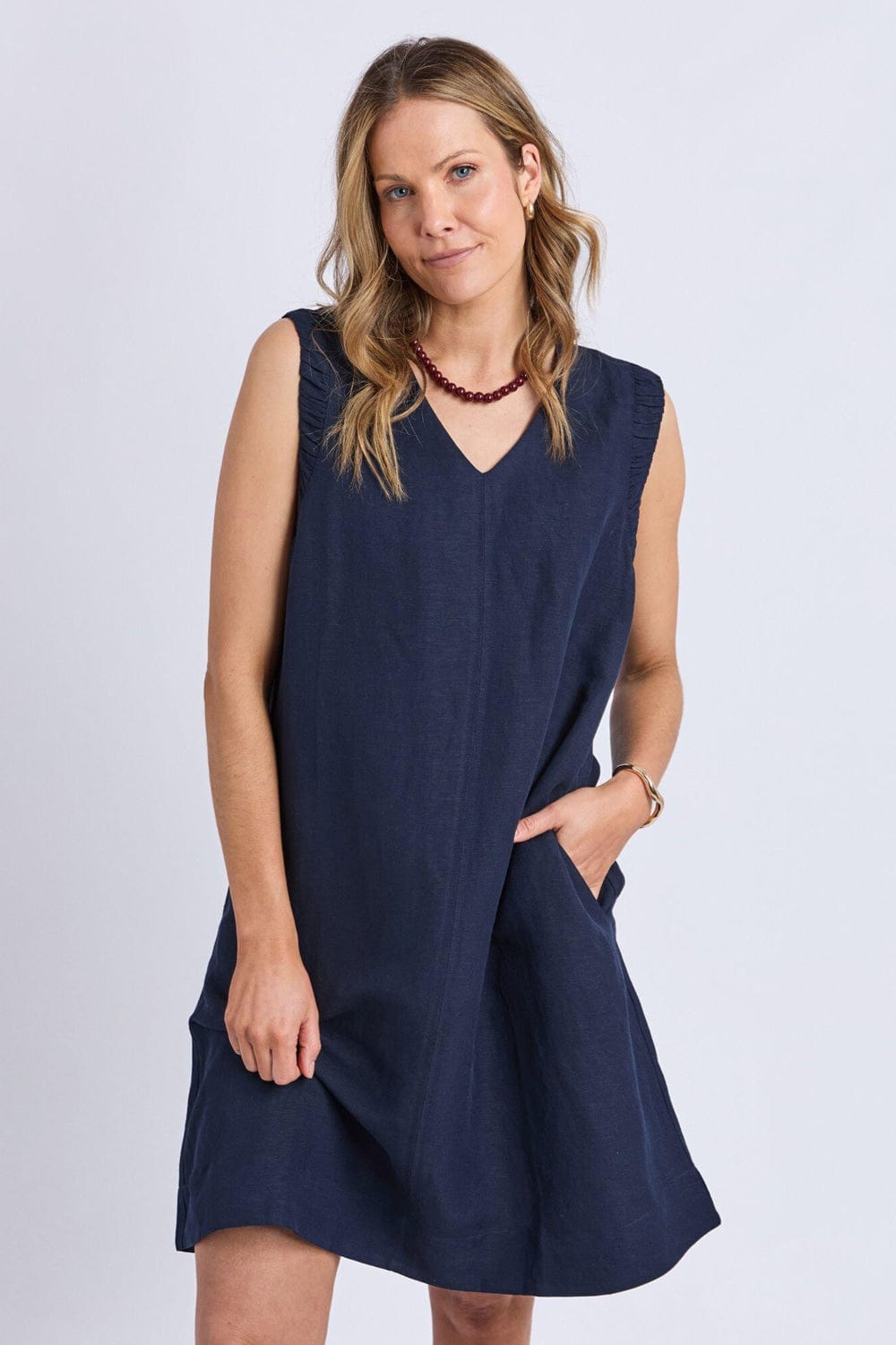 FOXWOOD DRESS 10 / DARK-SAPPHIRE BERMUDA DRESS - 5564005