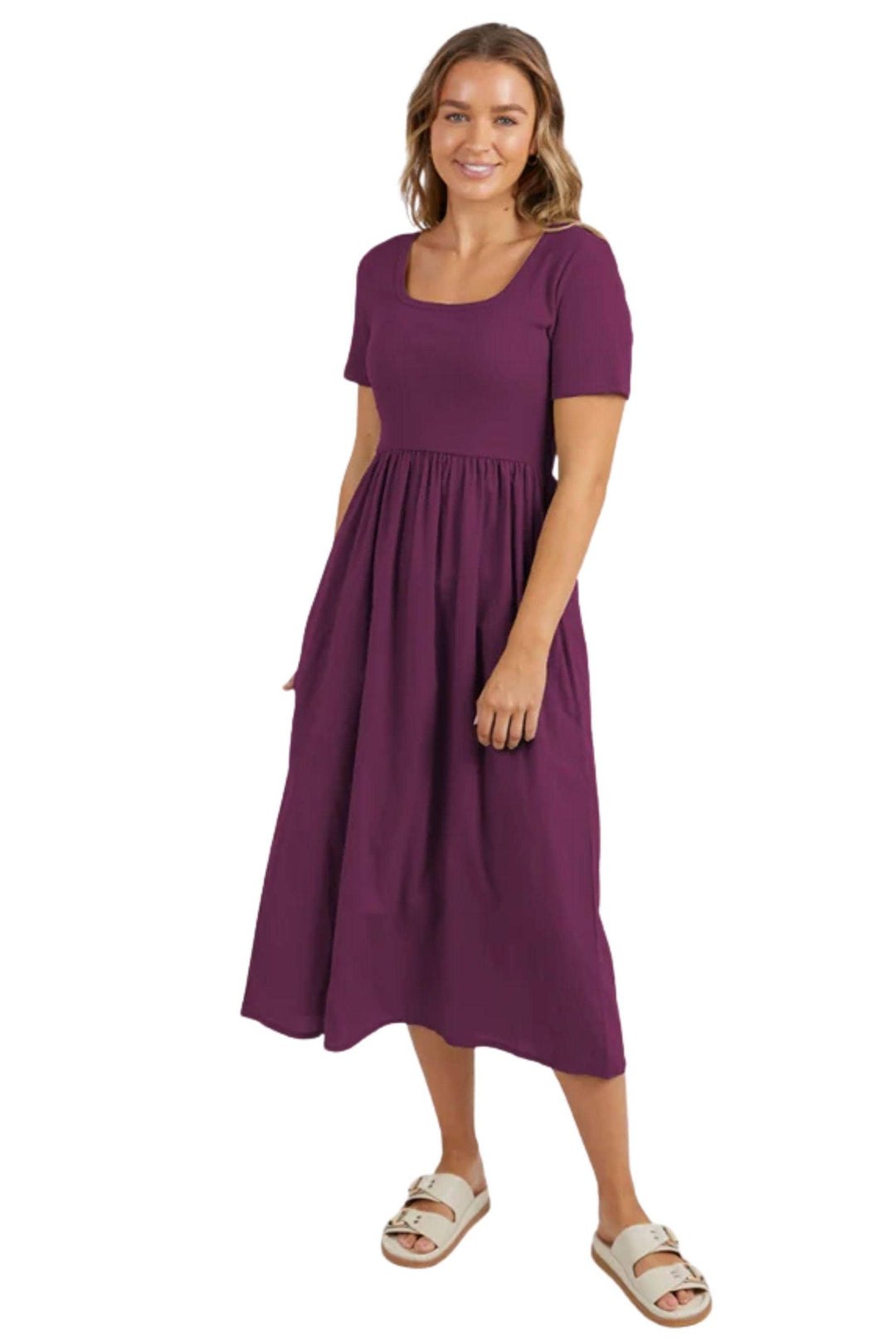 FOXWOOD DRESS 8 / PLUM ELLA DRESS - 5523025