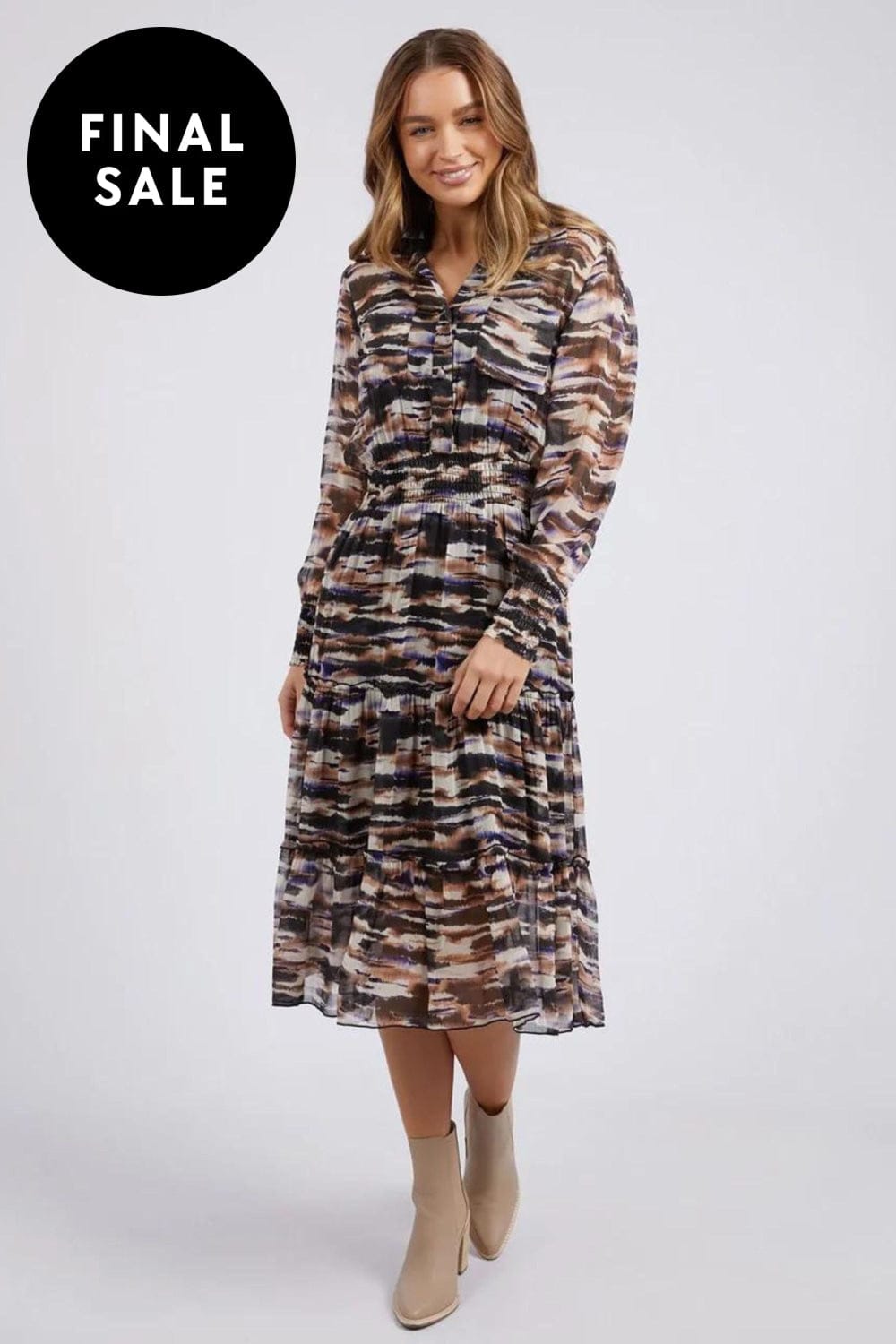 FOXWOOD DRESS MALA ABSTRACT DRESS - 5532021