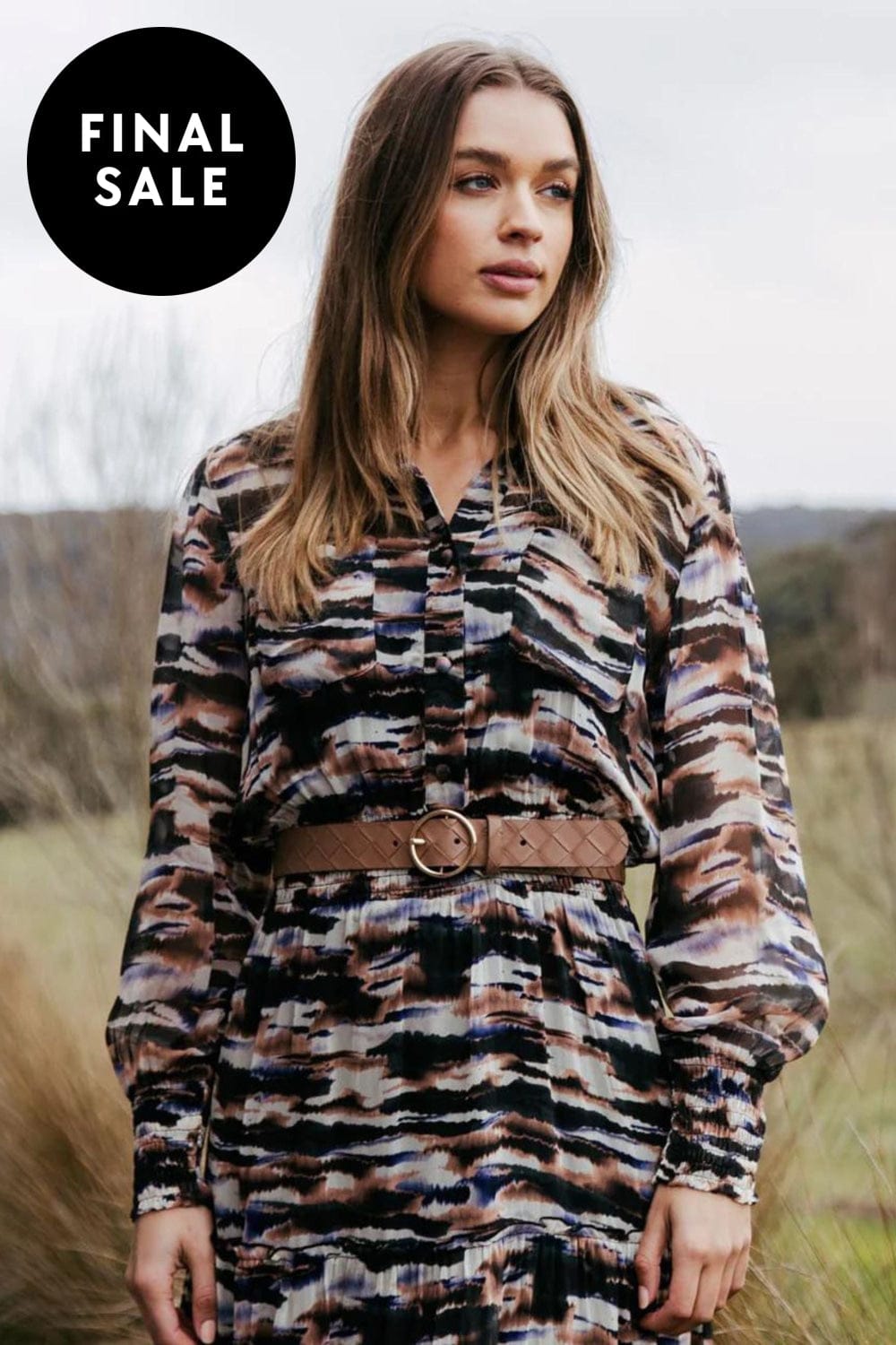 FOXWOOD DRESS MALA ABSTRACT DRESS - 5532021