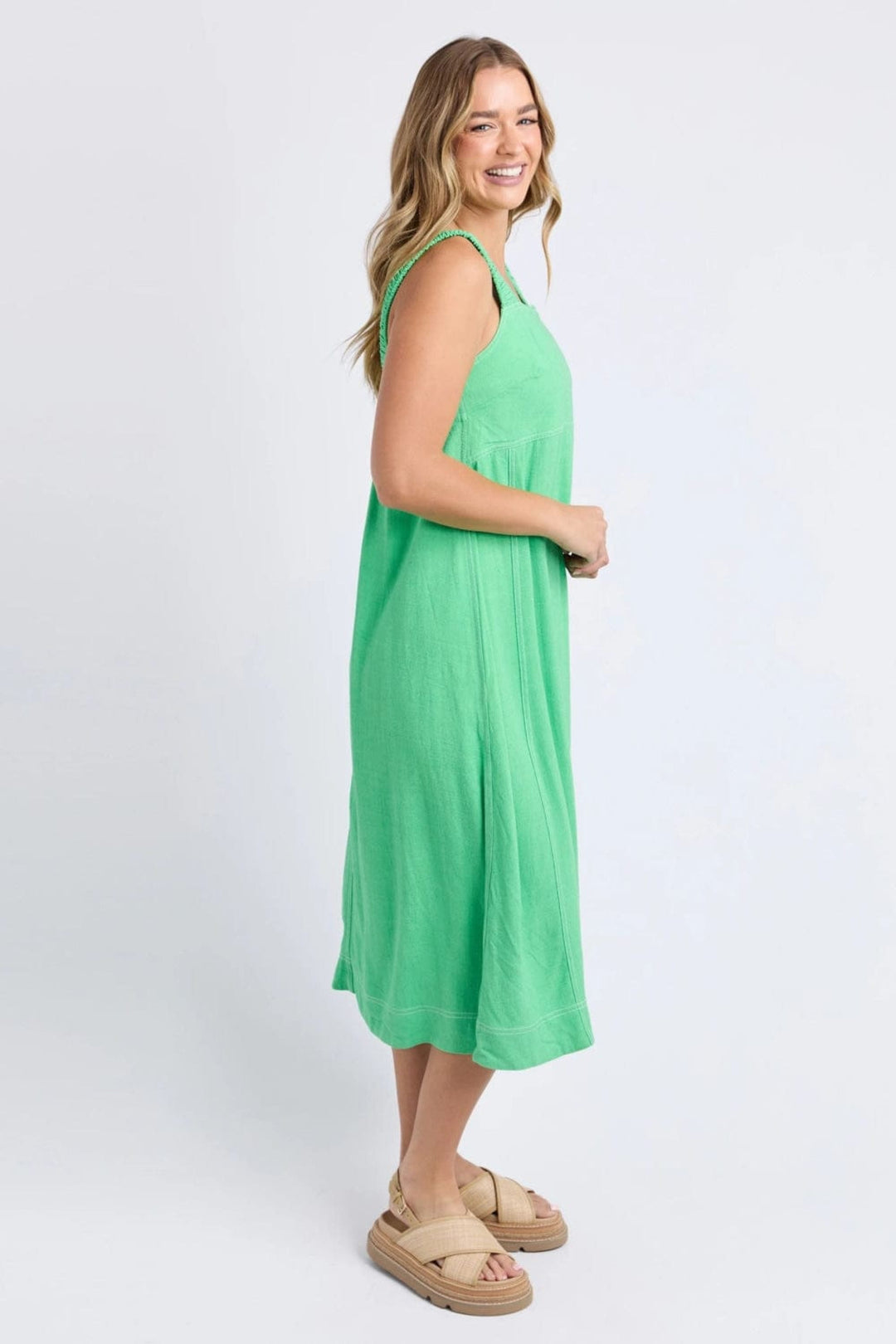 FOXWOOD DRESS SAGE DRESS - 5522022
