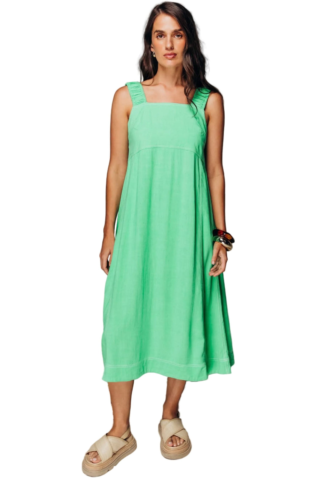 FOXWOOD DRESS SAGE DRESS - 5522022