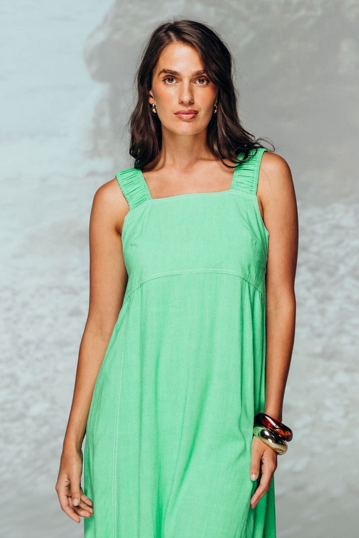 FOXWOOD DRESS SAGE DRESS - 5522022