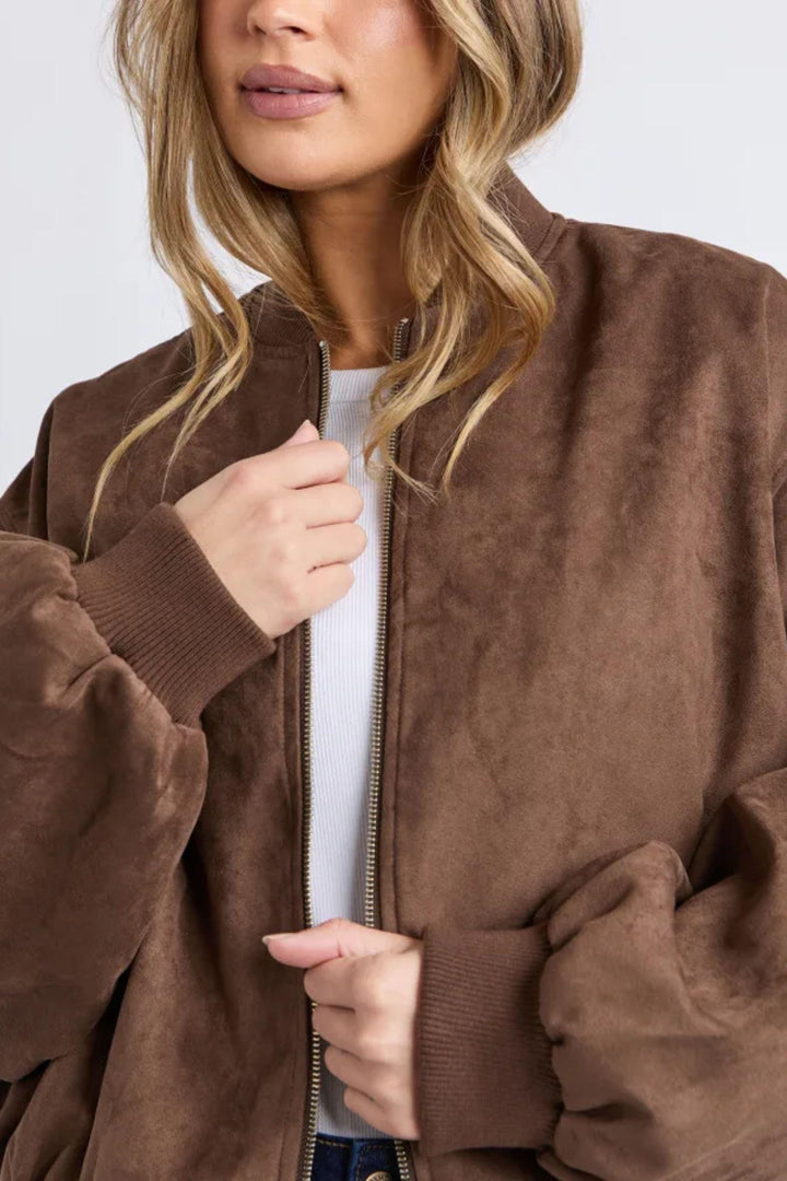 FOXWOOD JACKET EVIE SUEDE BOMBER - 5572045