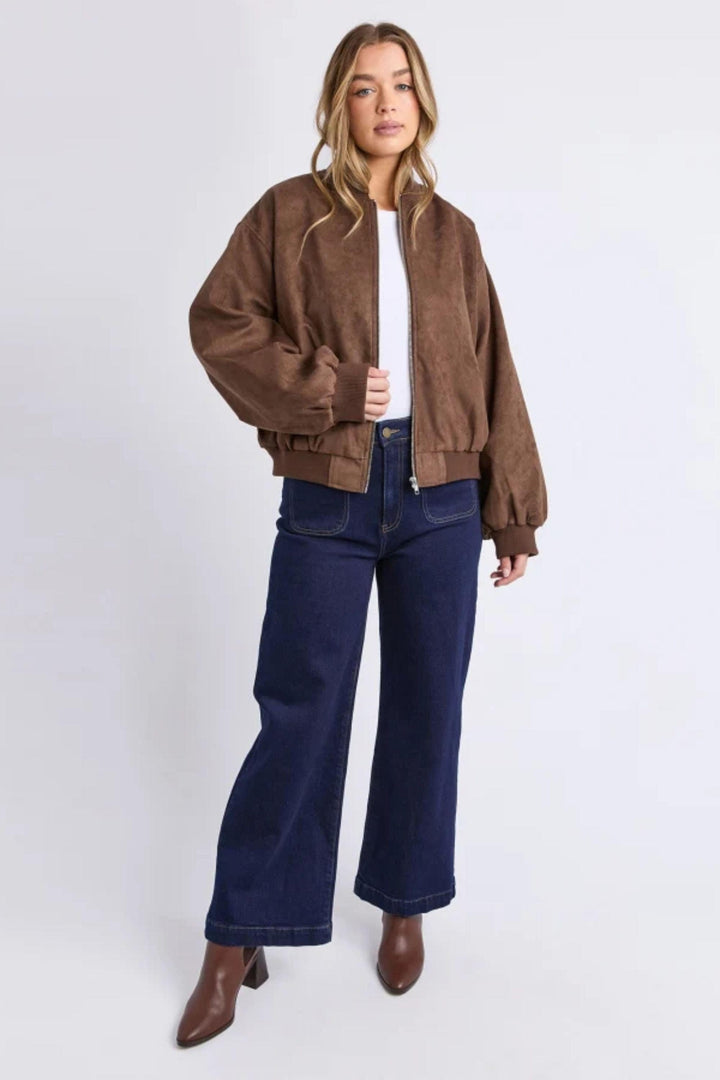 FOXWOOD JACKET EVIE SUEDE BOMBER - 5572045