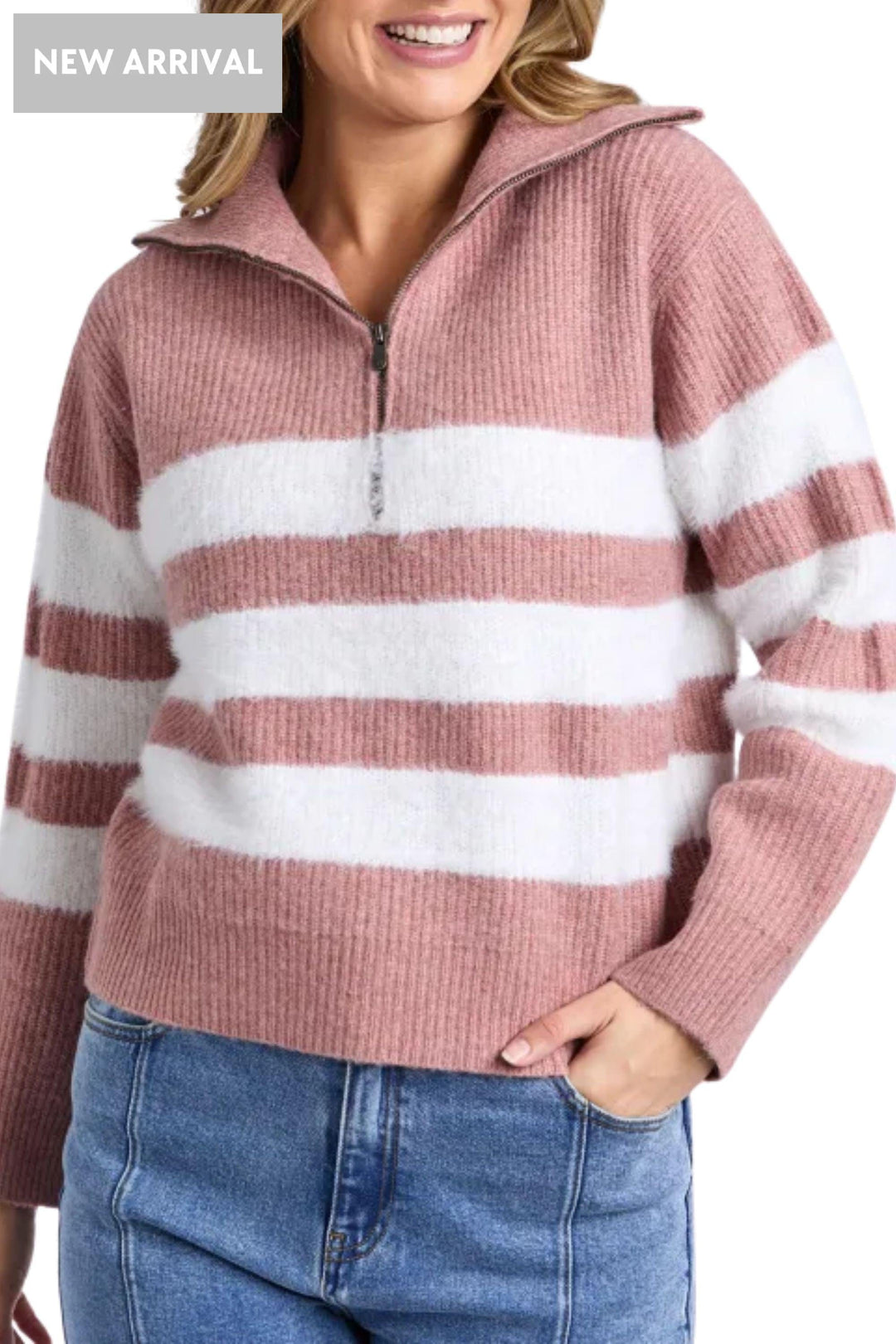 FOXWOOD JUMPER GRACIE ZIP CREW - 55720358