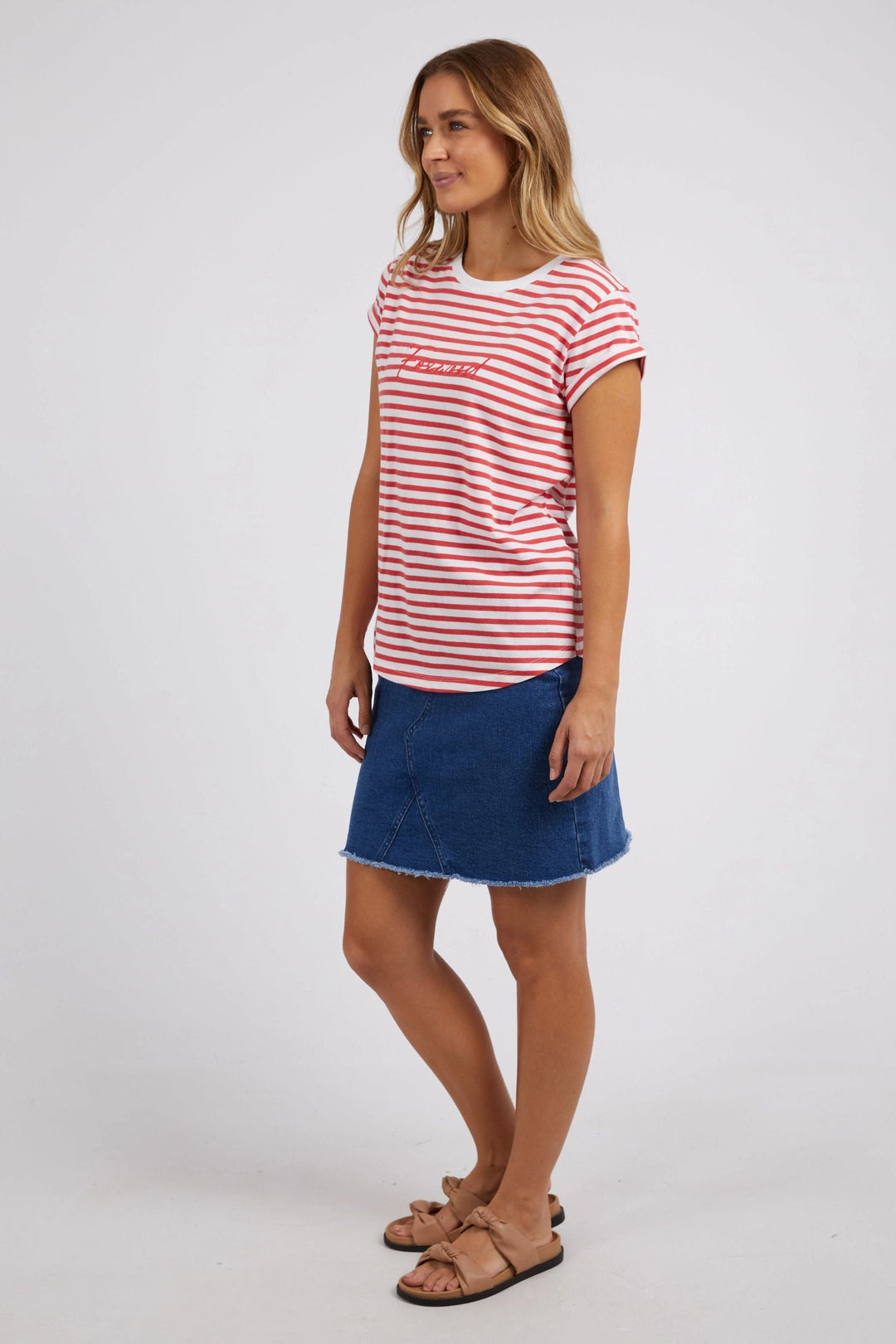 FOXWOOD T-SHIRT SIGNATURE STRIPE TEE - 55X0236