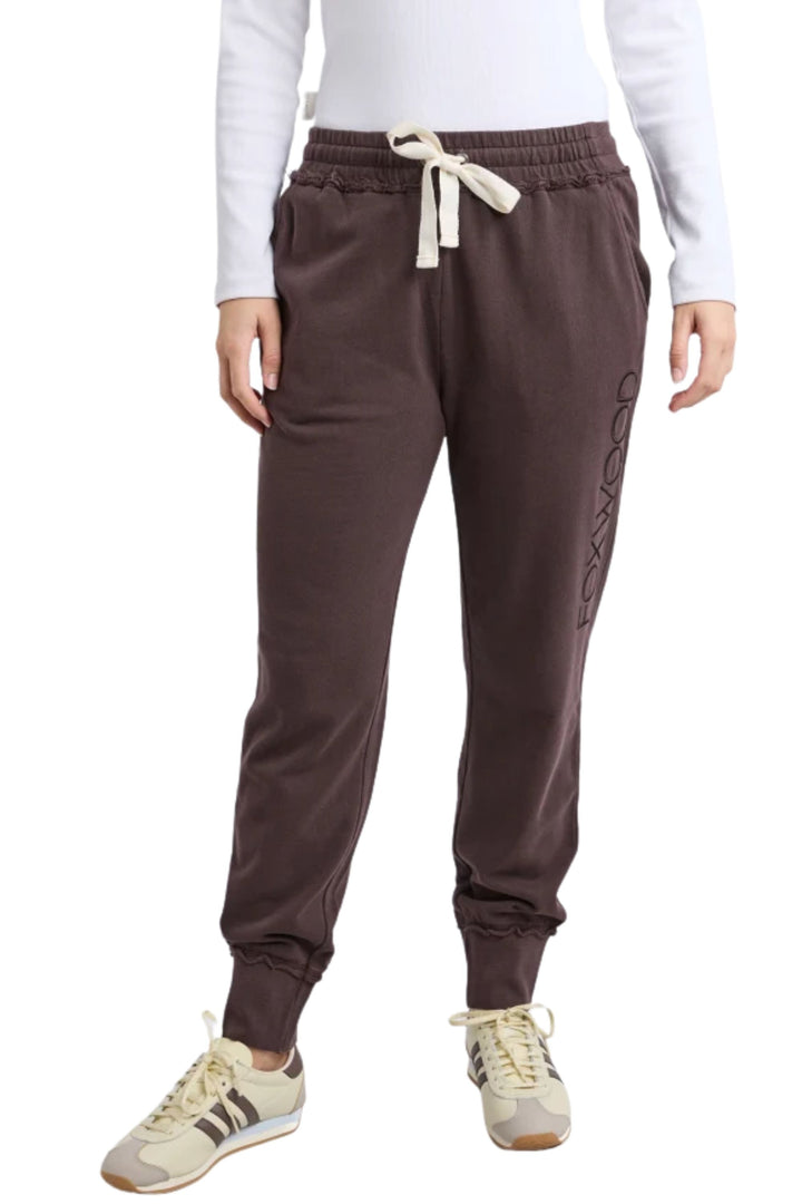 FOXWOOD TRACK PANT COFFEE / 8 SIMPLIFIED TRACK PANT - 55X0222