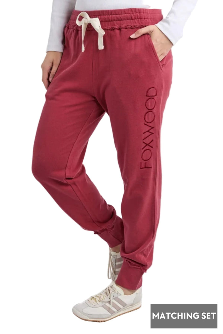 FOXWOOD TRACK PANT RUST / 8 SIMPLIFIED TRACK PANT - 55X0222