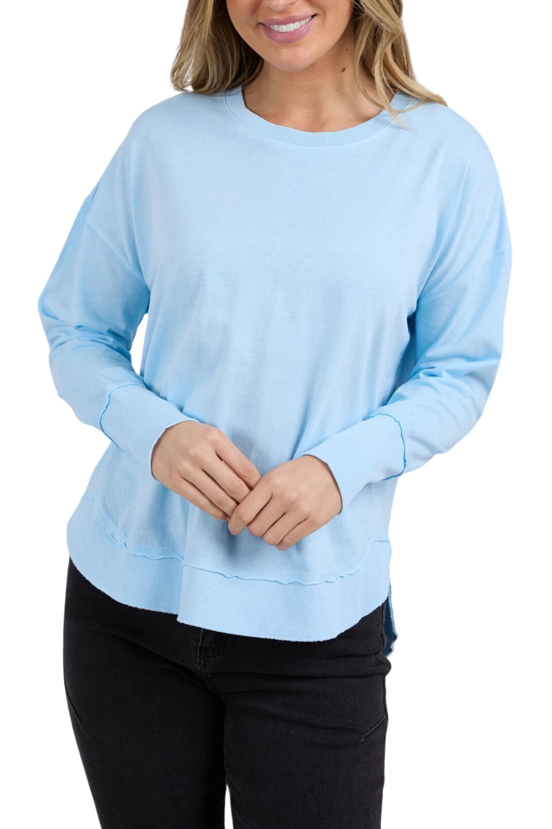 FOXWOOD TRACK TOP 8 / BLUE FARRAH LONG SLEEVE -55X0198