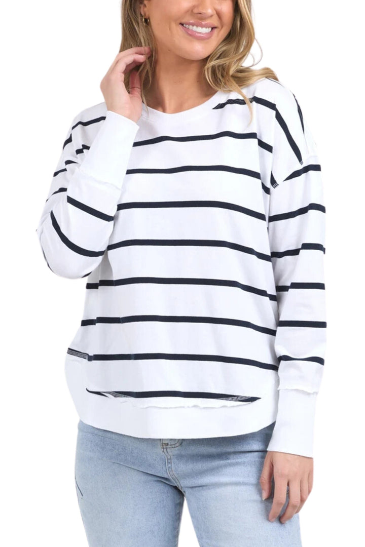 FOXWOOD TRACK TOP FARRAH STRIPE L/SLV - 55X0235