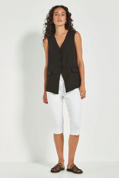 FOXY CAPRI PANT 9897LW 8 / WHITE PANTS