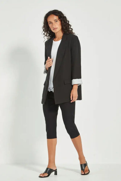 FOXY CAPRI PANT 9897LW 8 / BLACK PANTS